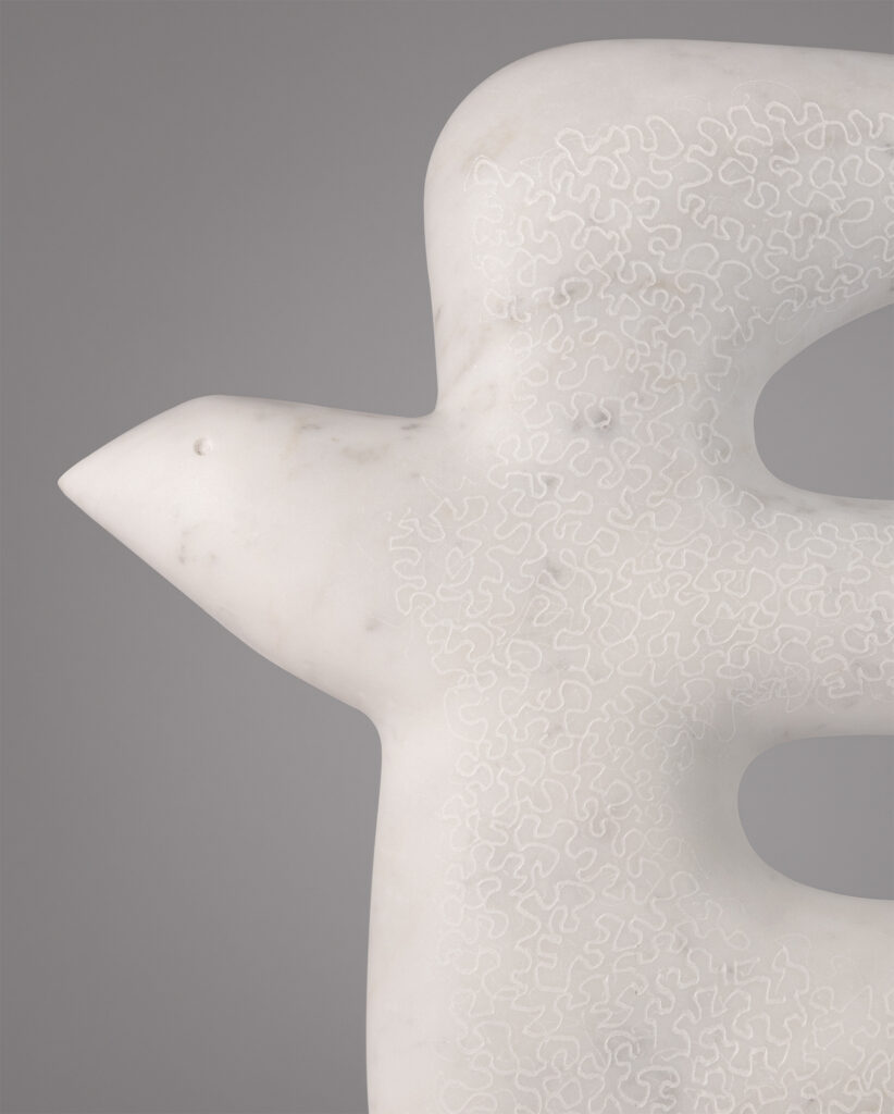 Image by James Lindsay, of sculpture by Emma Maiden.