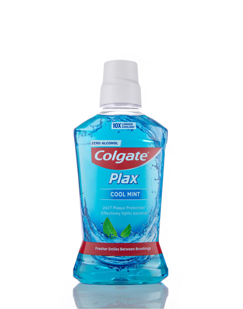 Packshot photograph with white background.