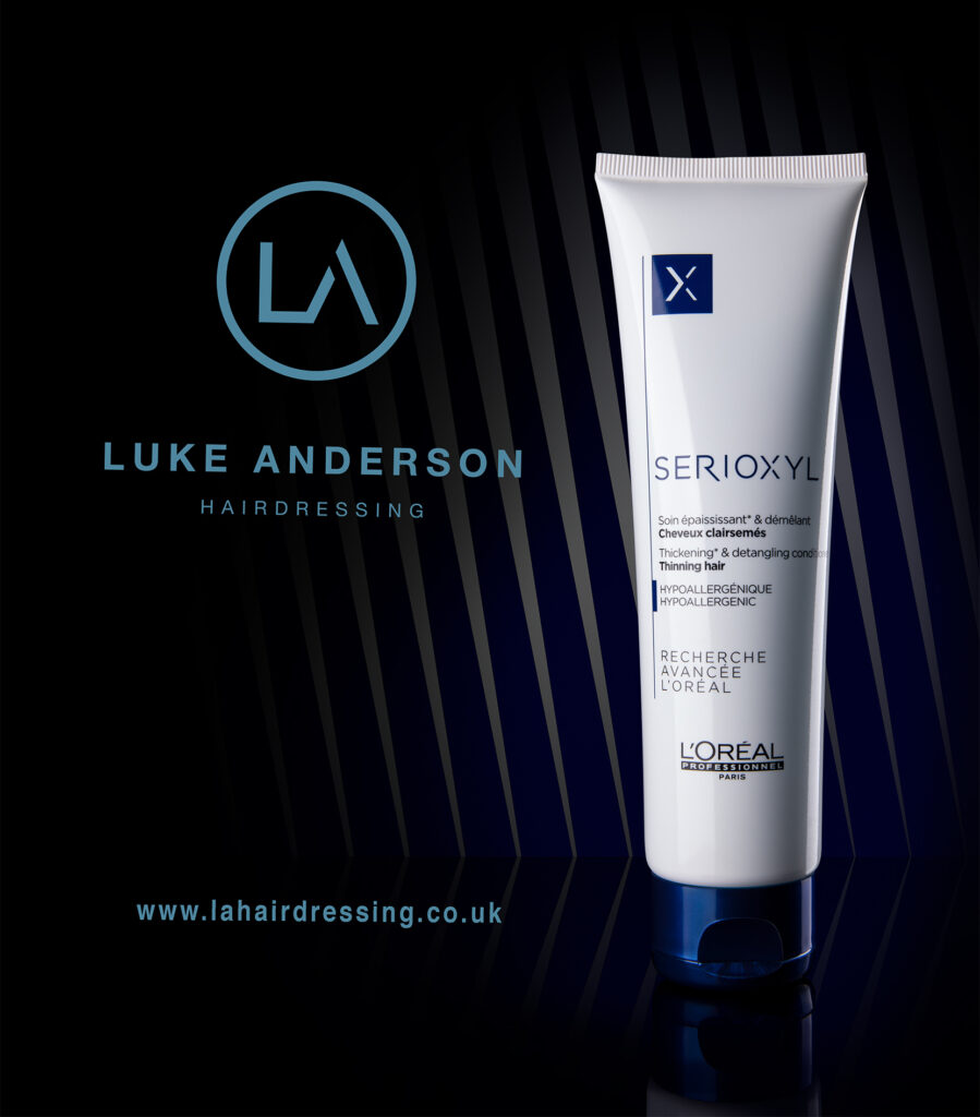 Advertising photography by JL Photographic. L'Oreal product for LA Hairdressing.